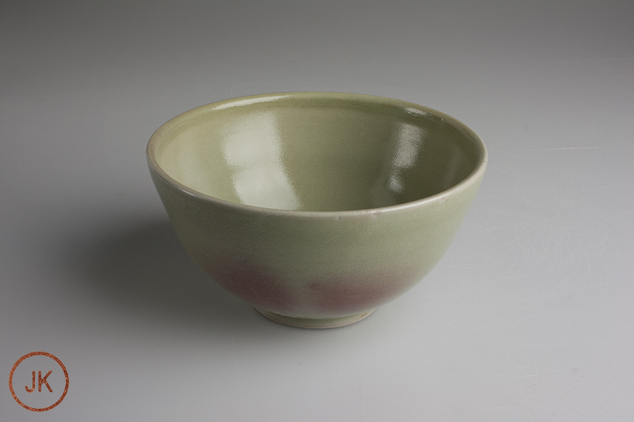 Skål celadon grön opak