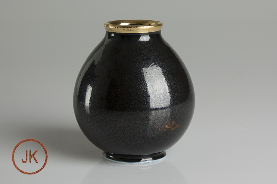 Vas perfect black guld